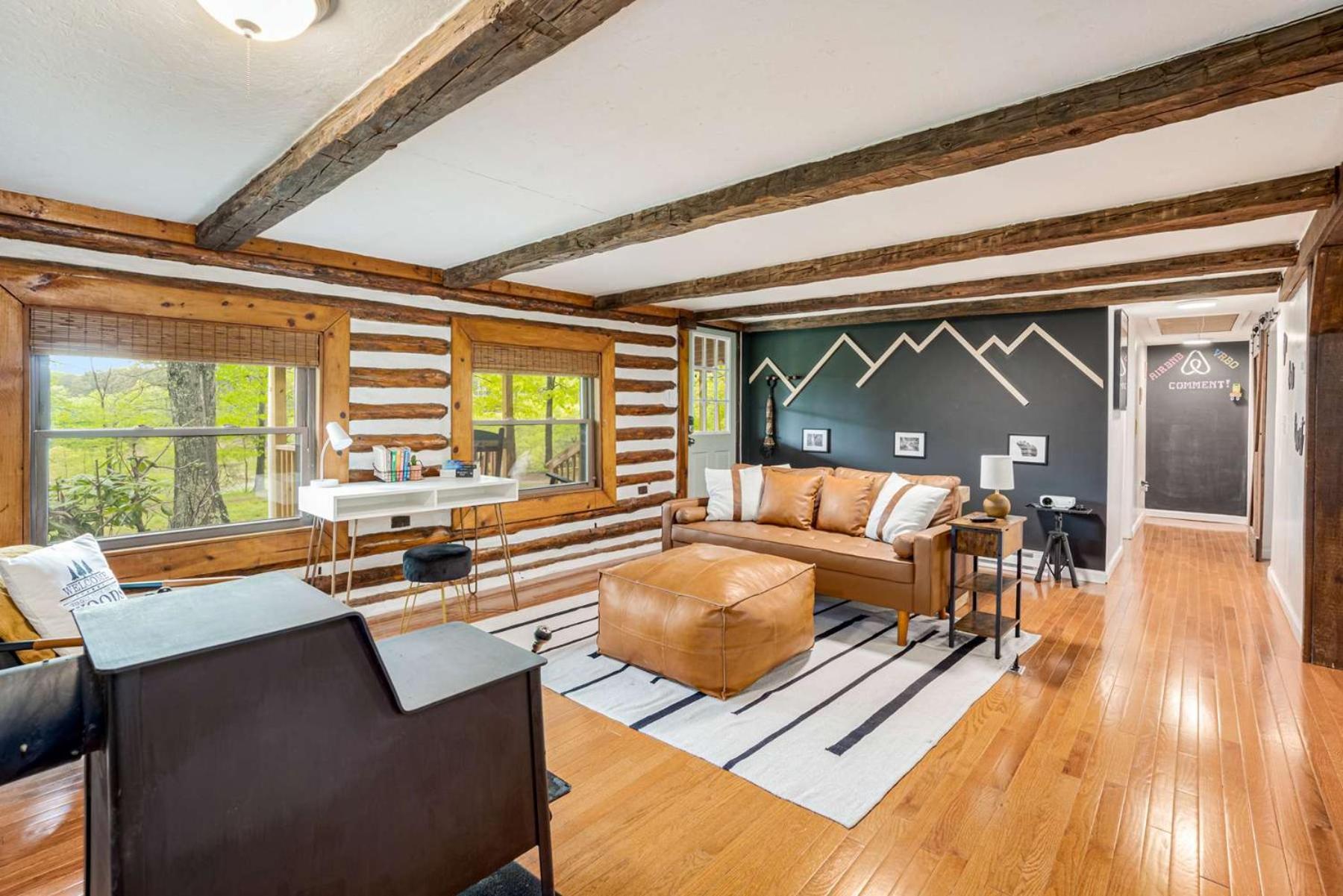 Modernized Log Cabin W Hot Tub Fire Pit & Views Berkeley Springs Exterior foto